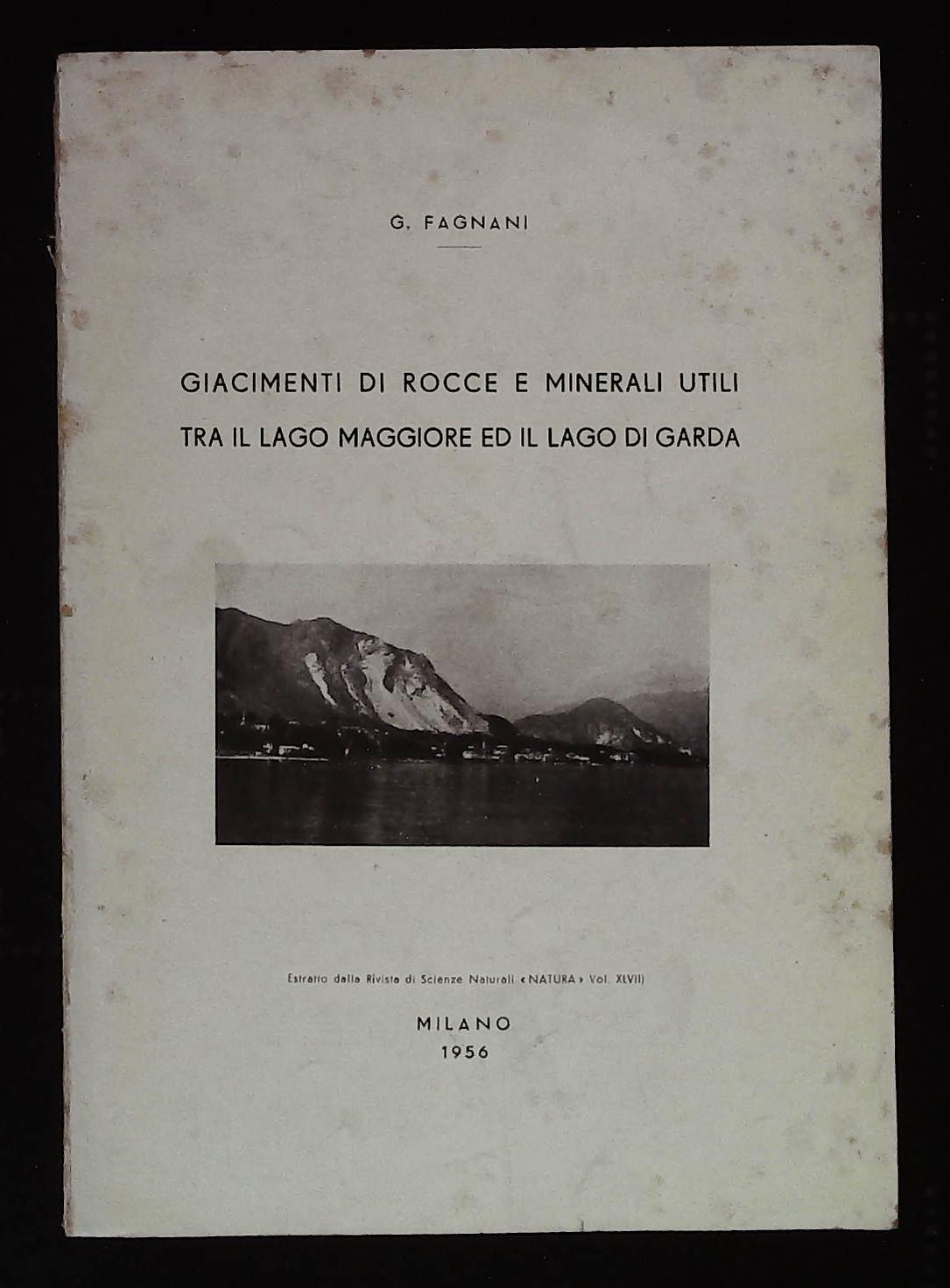 Giacimenti di rocce e minerali utili tra il Lago Maggiore …