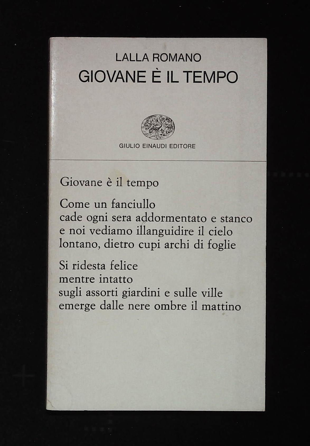 Giovane è il tempo
