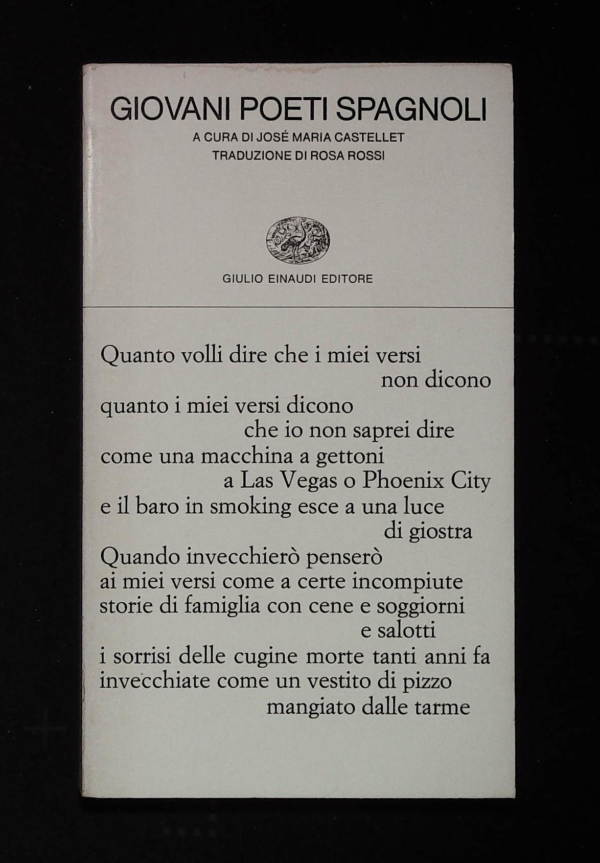 Giovani poeti spagnoli