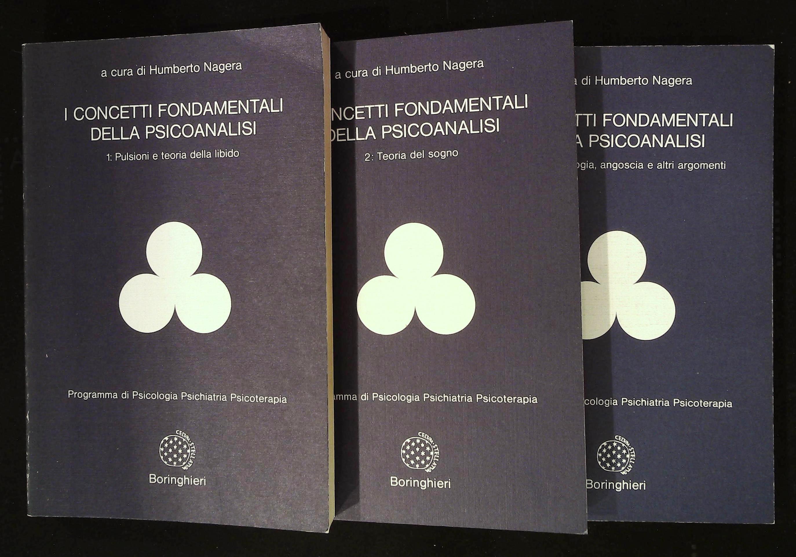I concetti fondamentali della psicoanalisi. Tre volumi