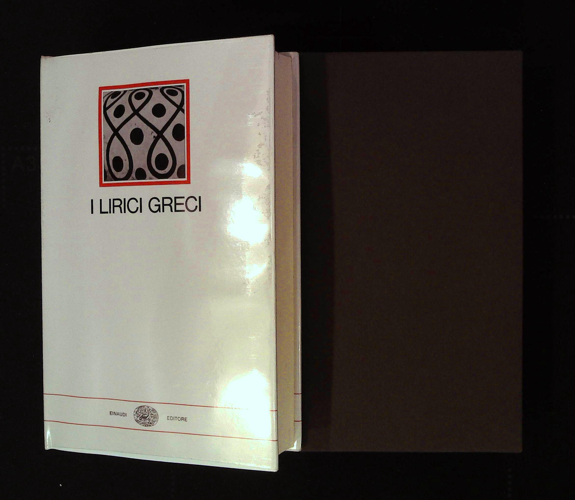 I lirici greci. Coll. I Millenni
