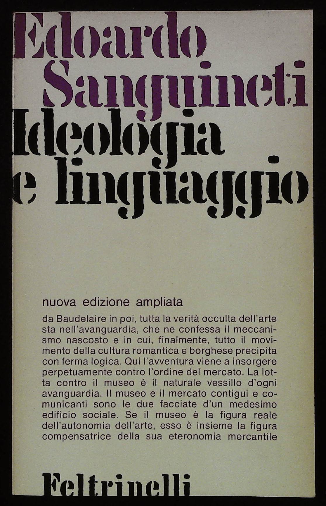 Ideologia e linguaggio Nuova edizione ampliata