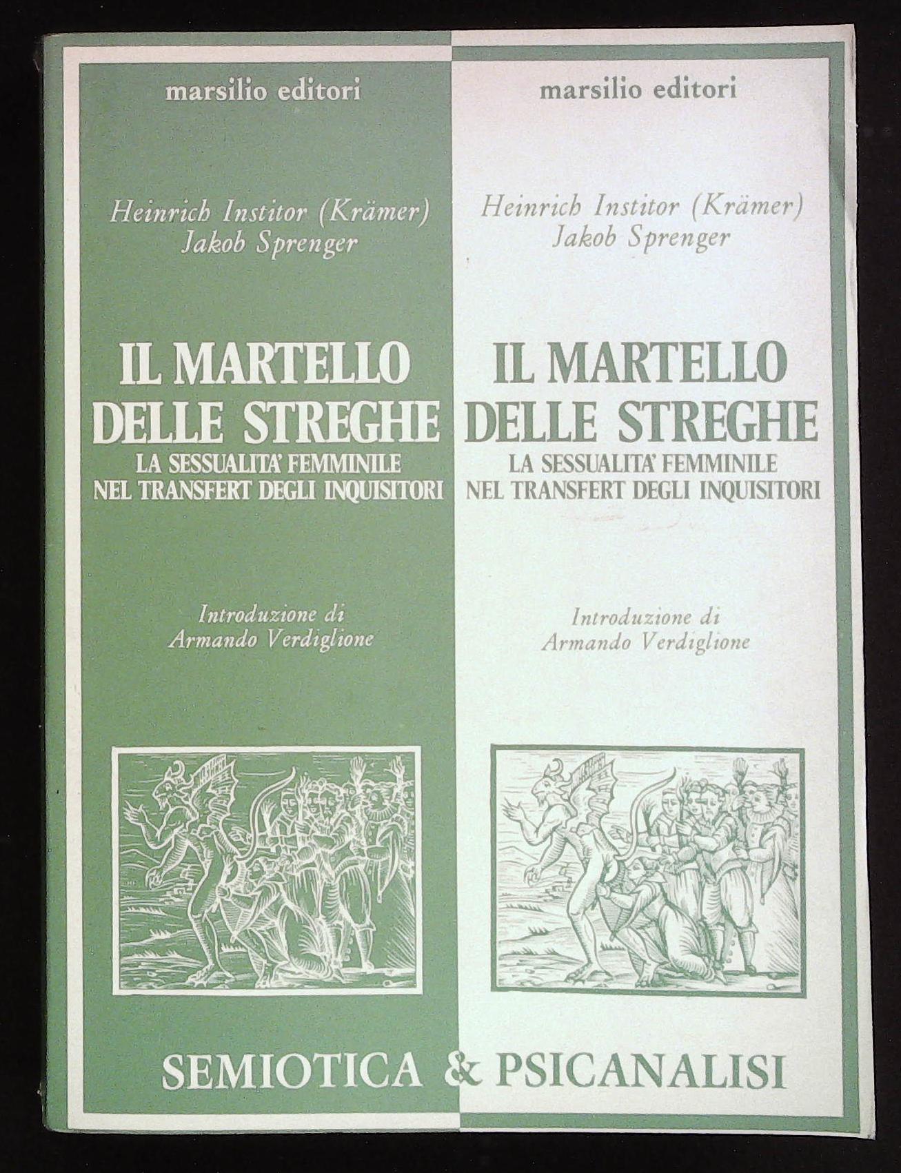 Il martello delle streghe. La sessualità femminile nel transfert degli …