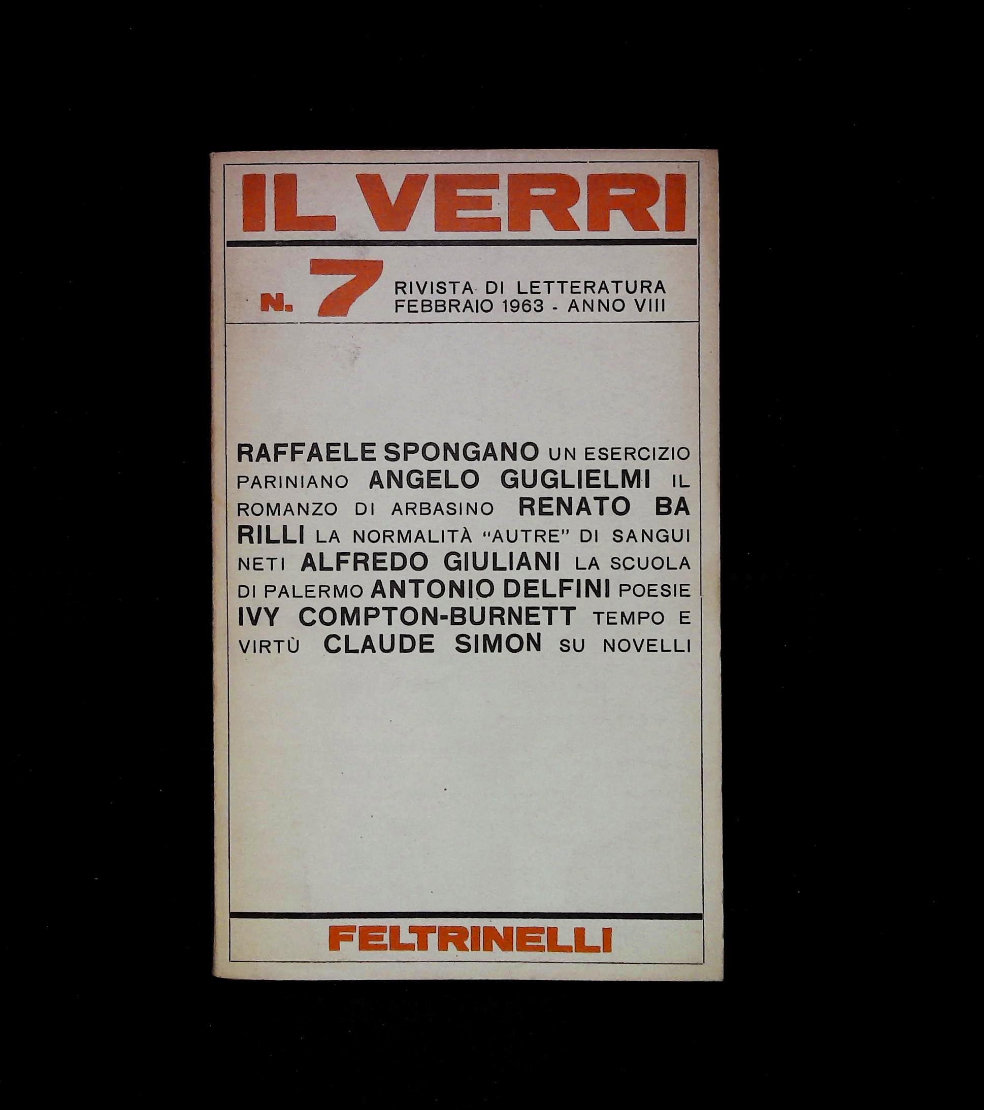 Il Verri n° 7