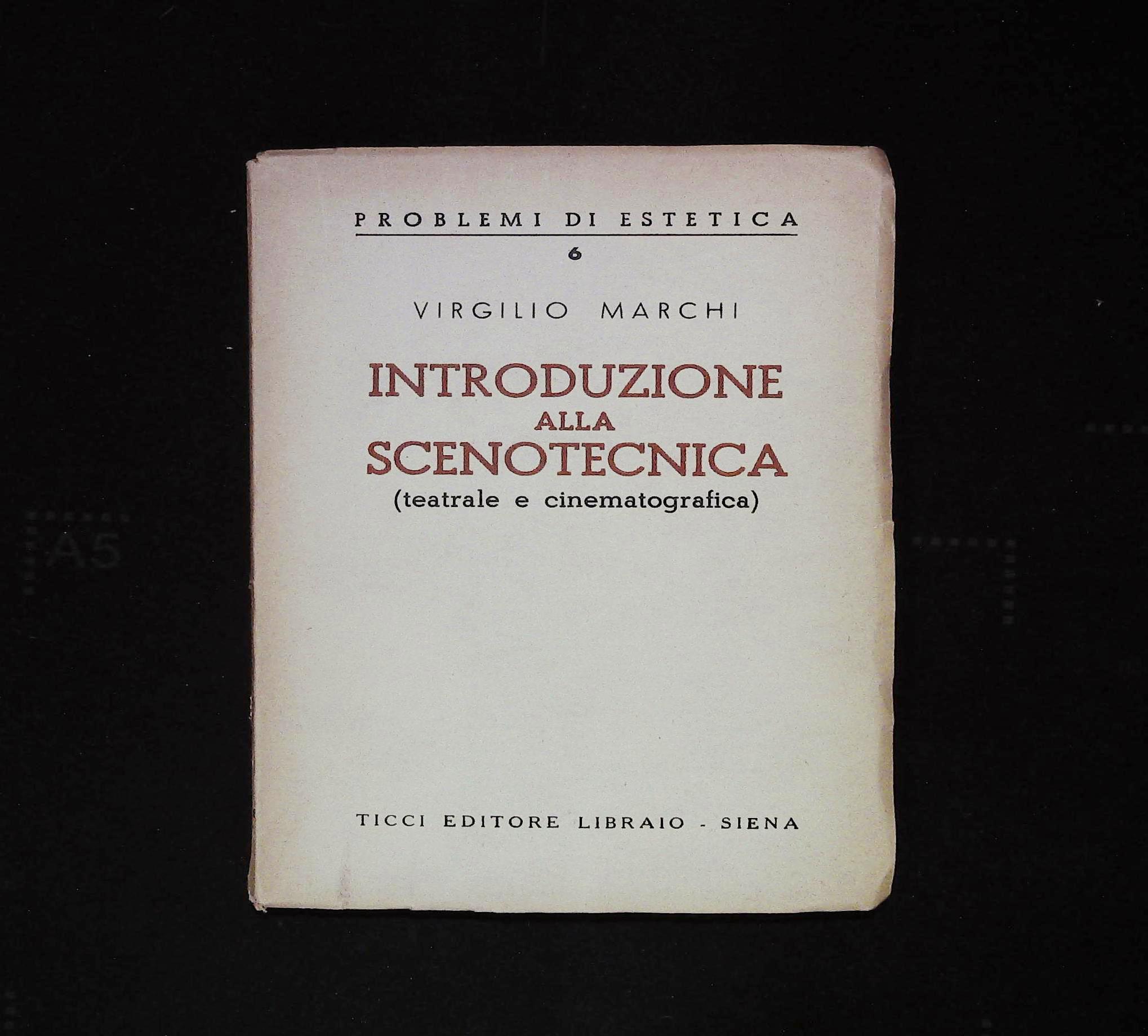 Introduzione alla scenotecnica (teatrale e cinematografica)