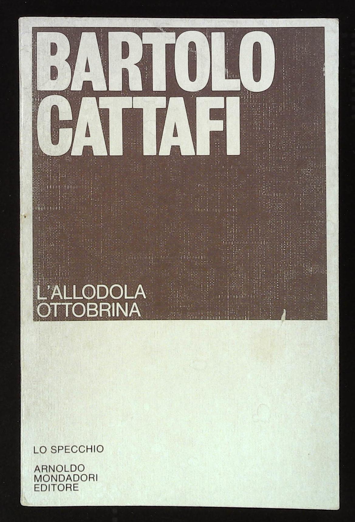 L'allodola ottombrina. 1976-1977. Prima edizione con bella dedica autografa dell'autore