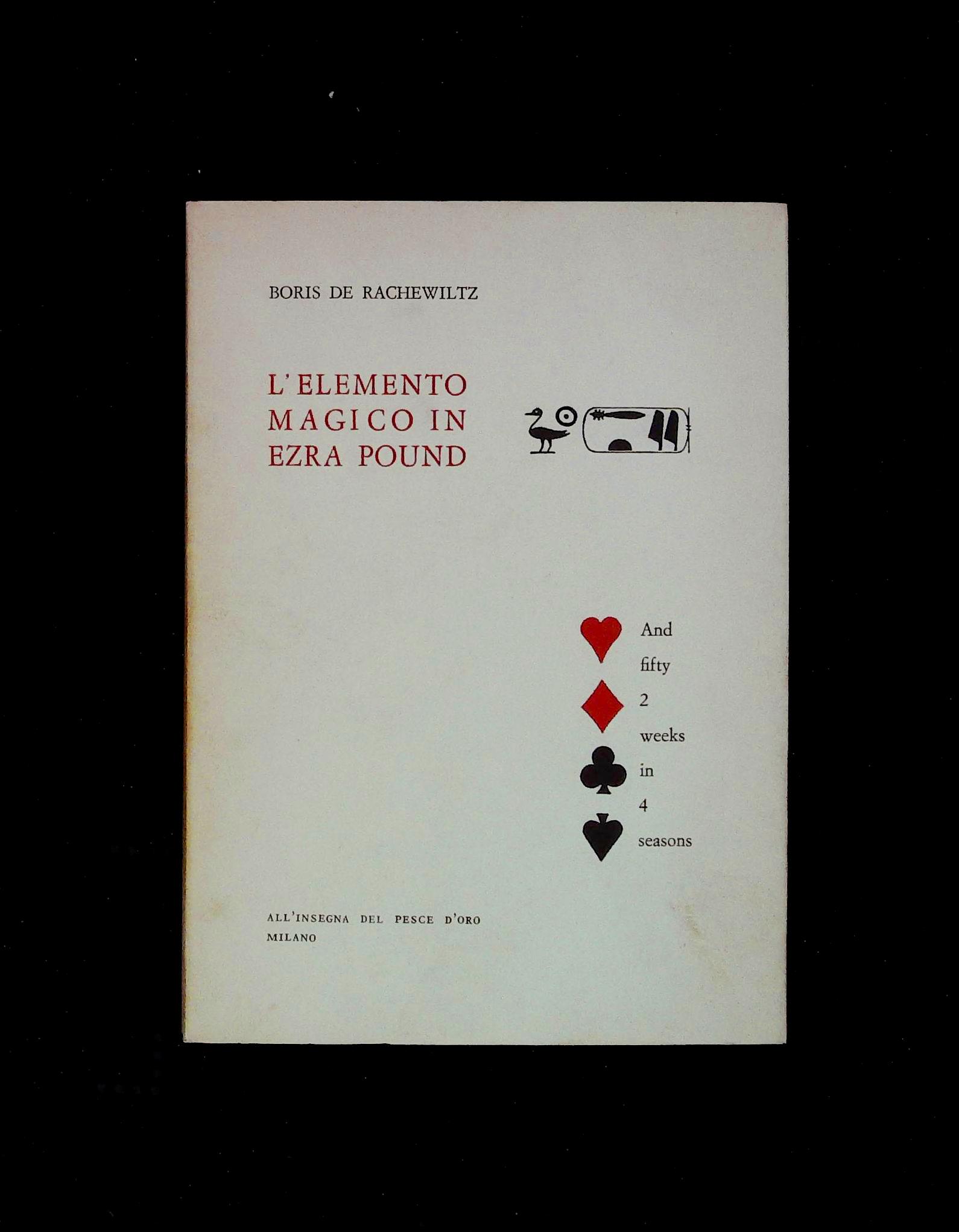 L'elemento magico in Ezra Pound