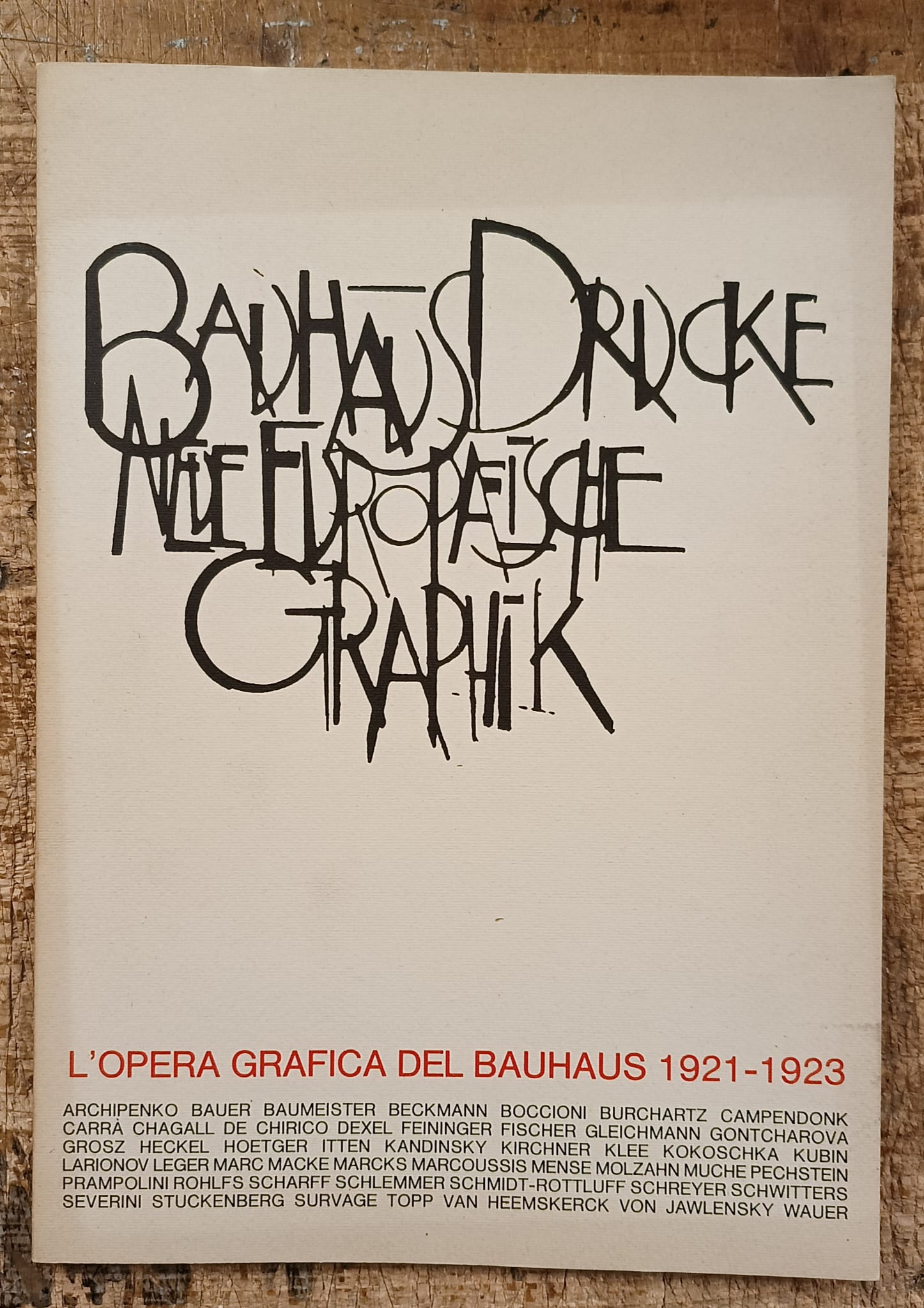 L'opera grafica del Bauhaus 1921 - 1923 Le cartelle delle …