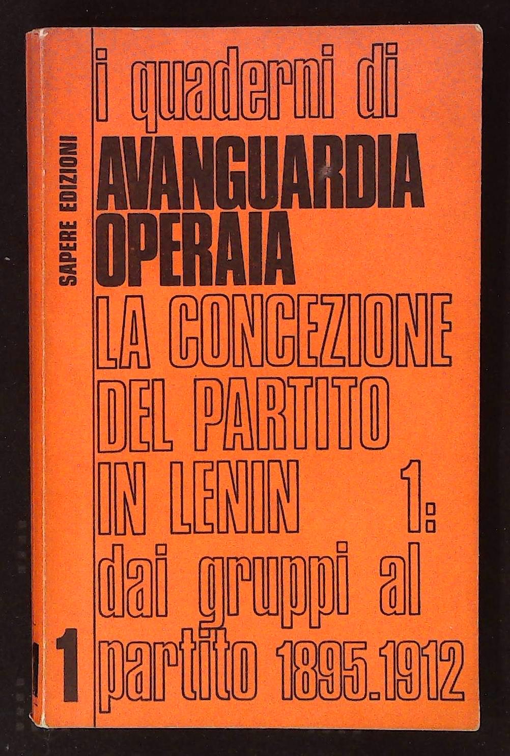 La concezione del partito in Lenin 1: Dai gruppi al …