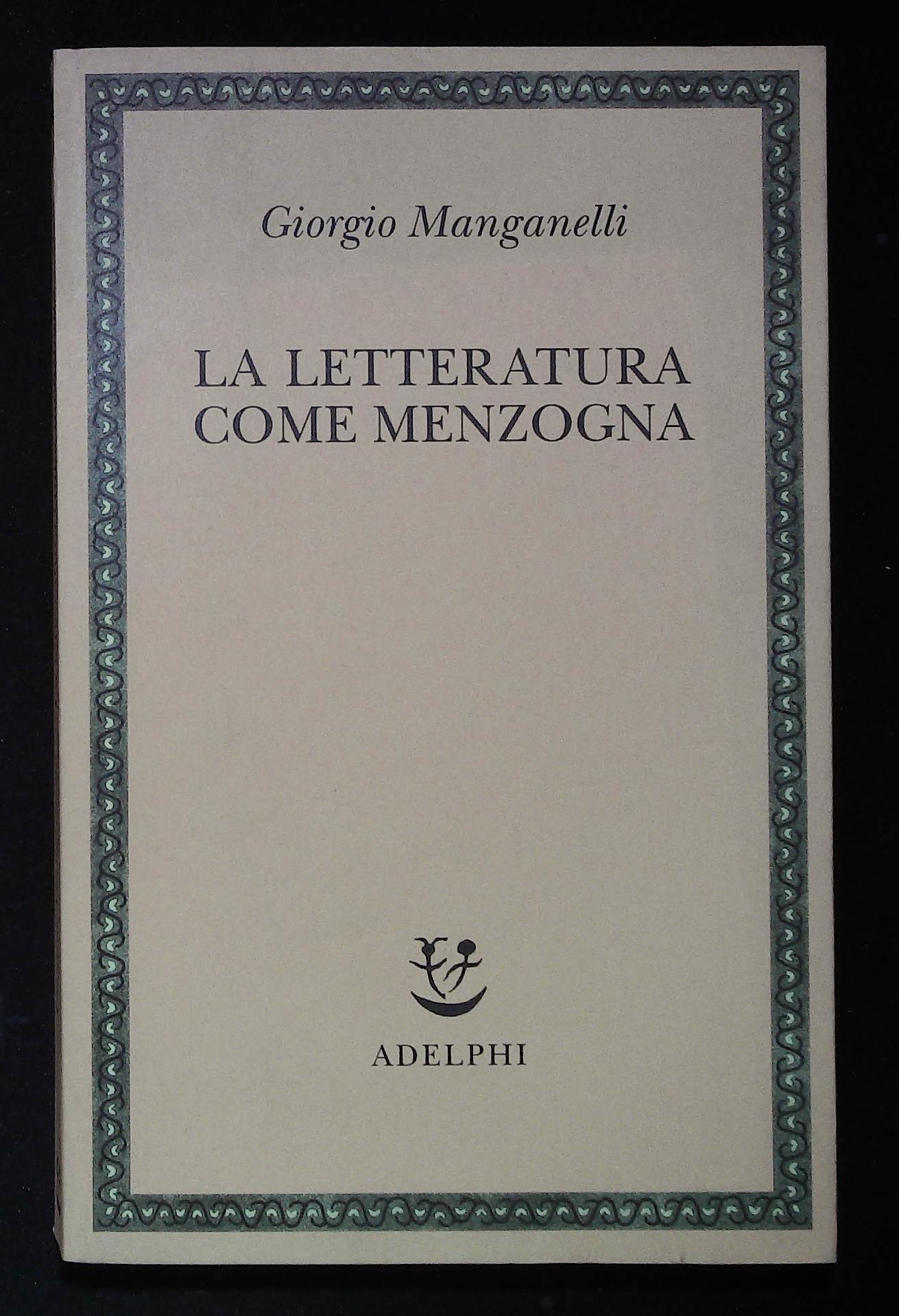 La letteratura come menzogna