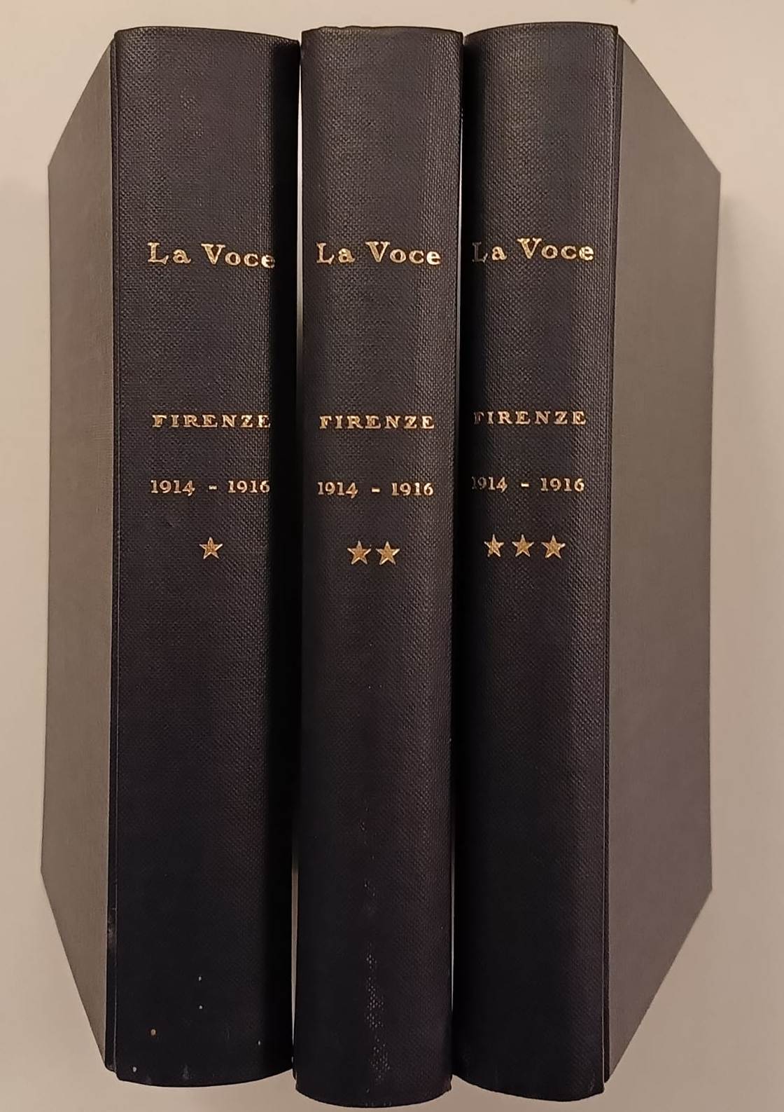 La Voce, diretta da G. De Robertis 1914 - 1916 …