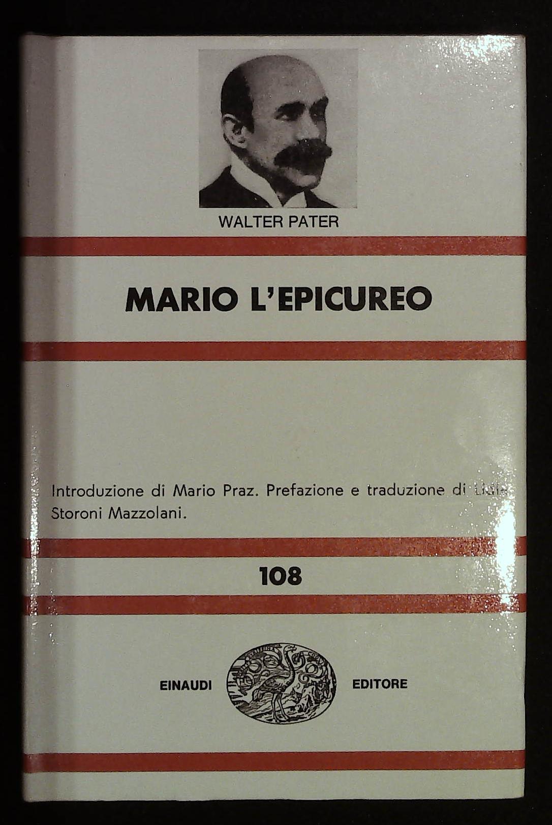 Mario l'Epicuro. Coll. NUE