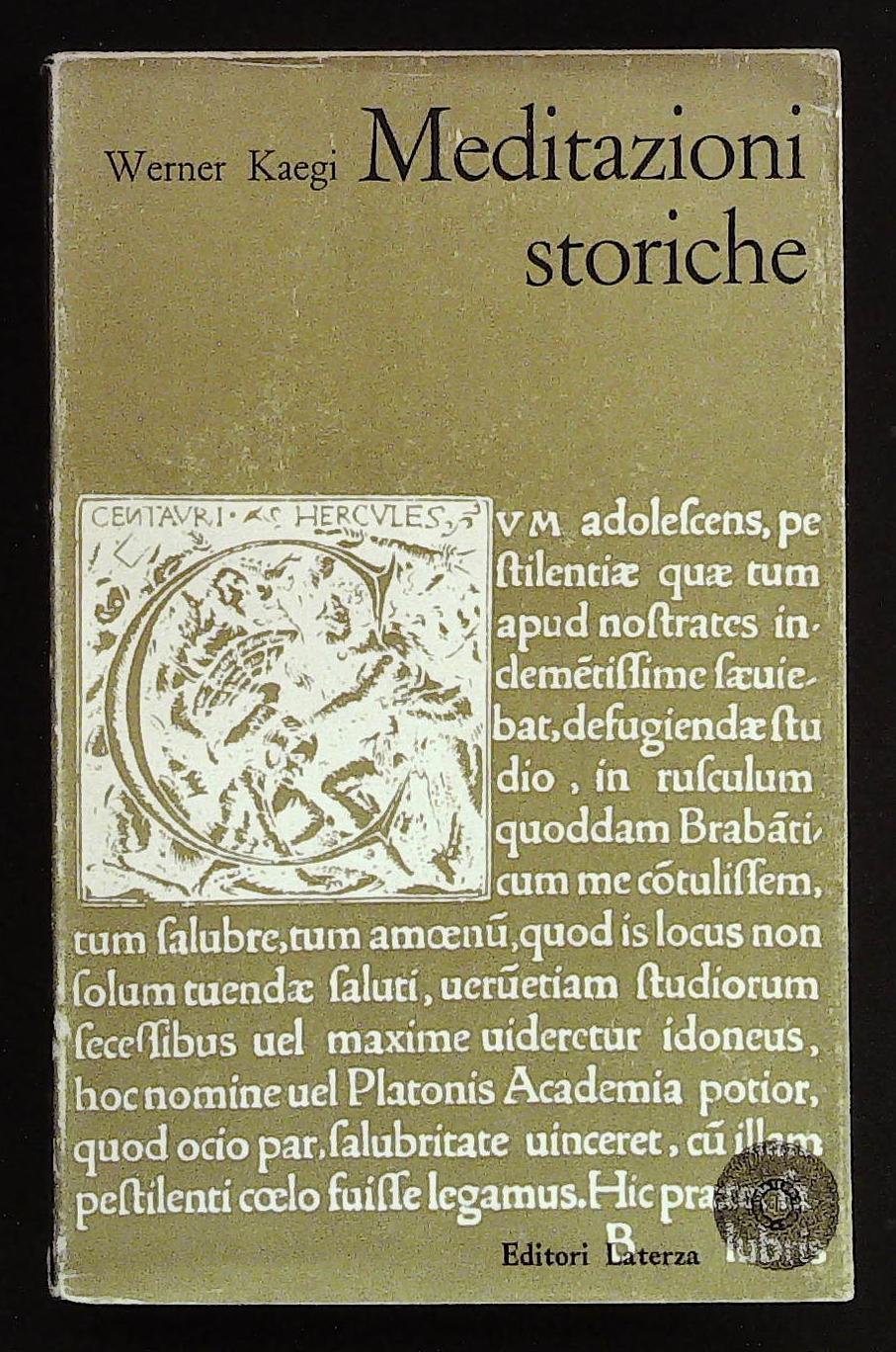 Meditazioni storiche