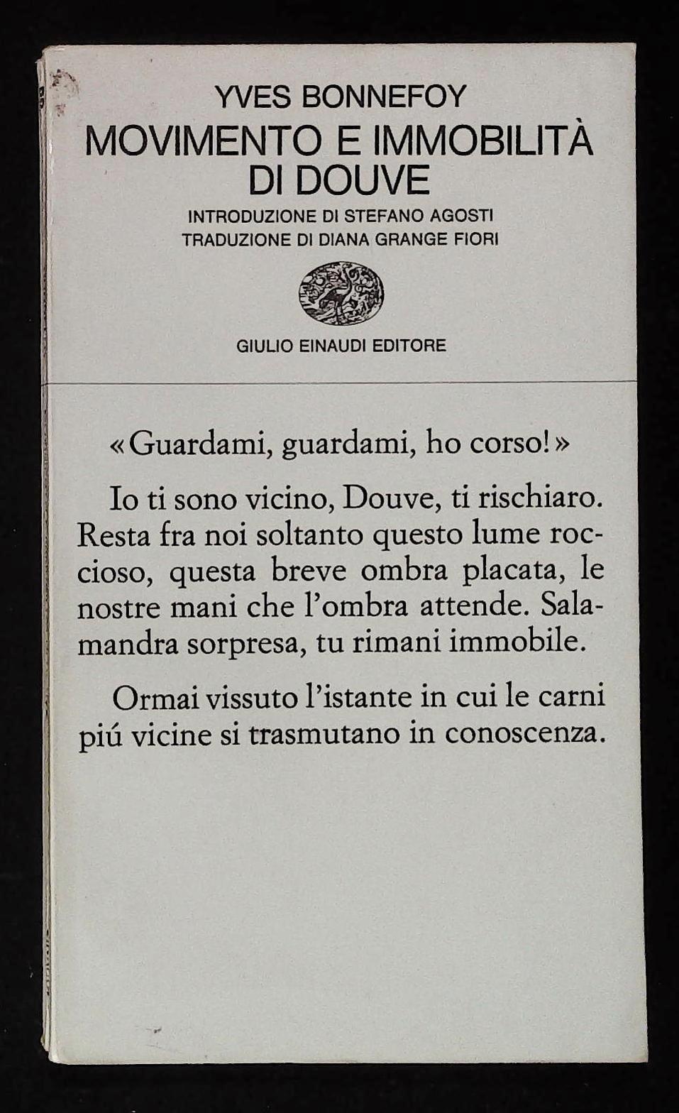 Movimento e immobilità di Douve