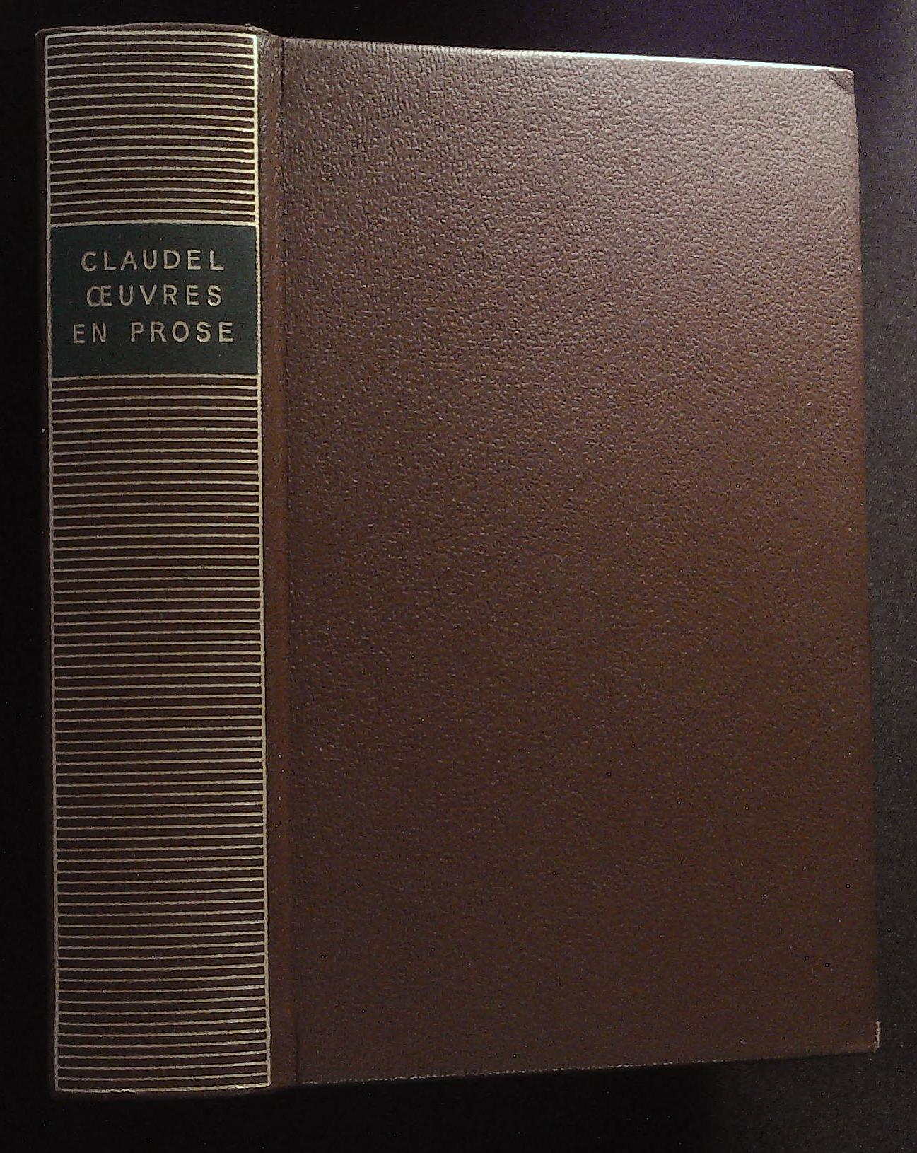 Oeuvres en prose