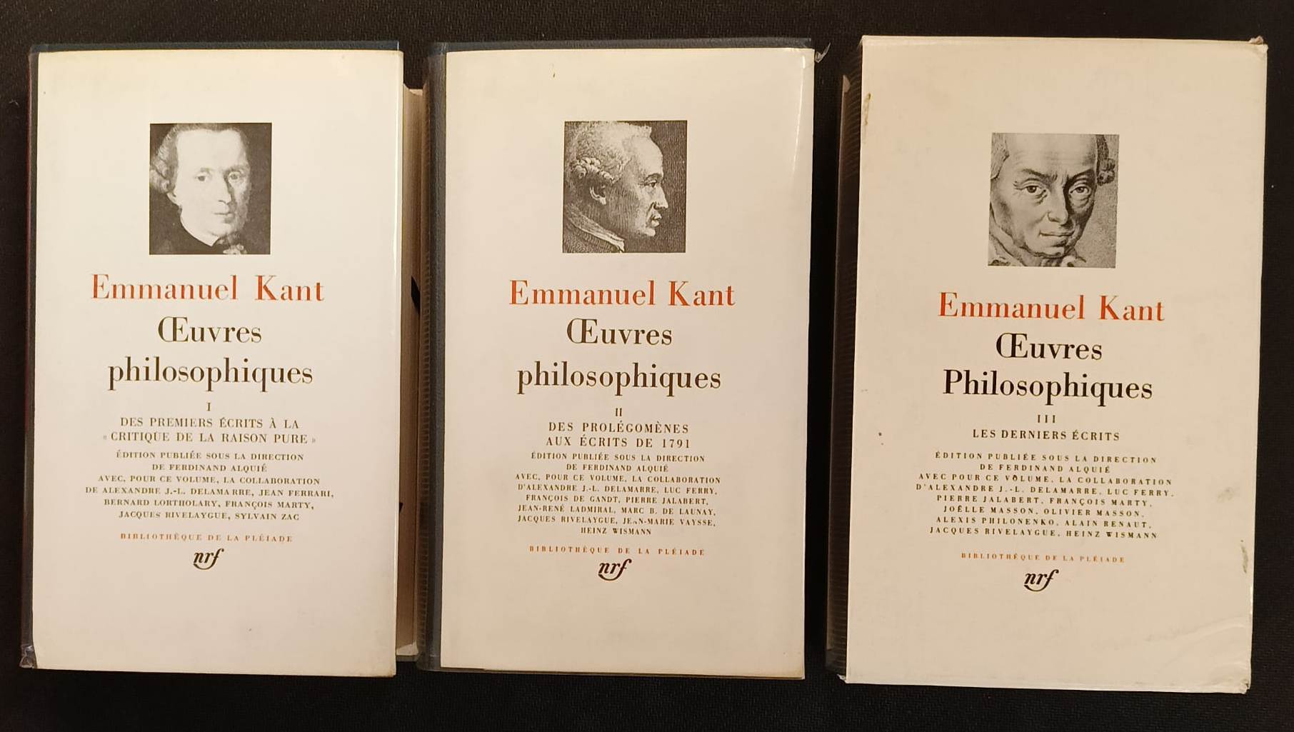 Oeuvres philosophiques. Tre volumi opera completa