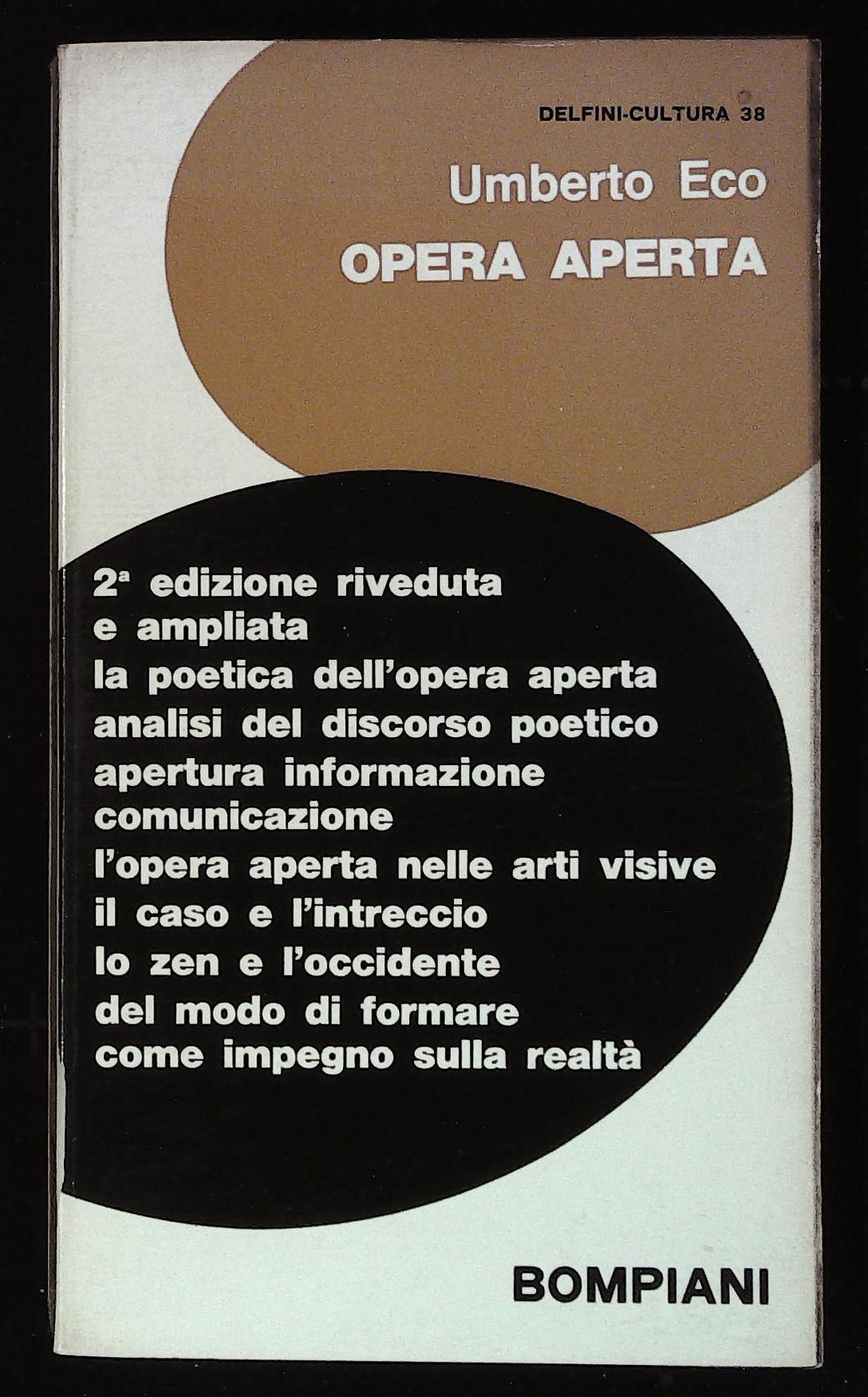 Opera aperta. Forma e indeterminazione nelle poetiche contemporanee