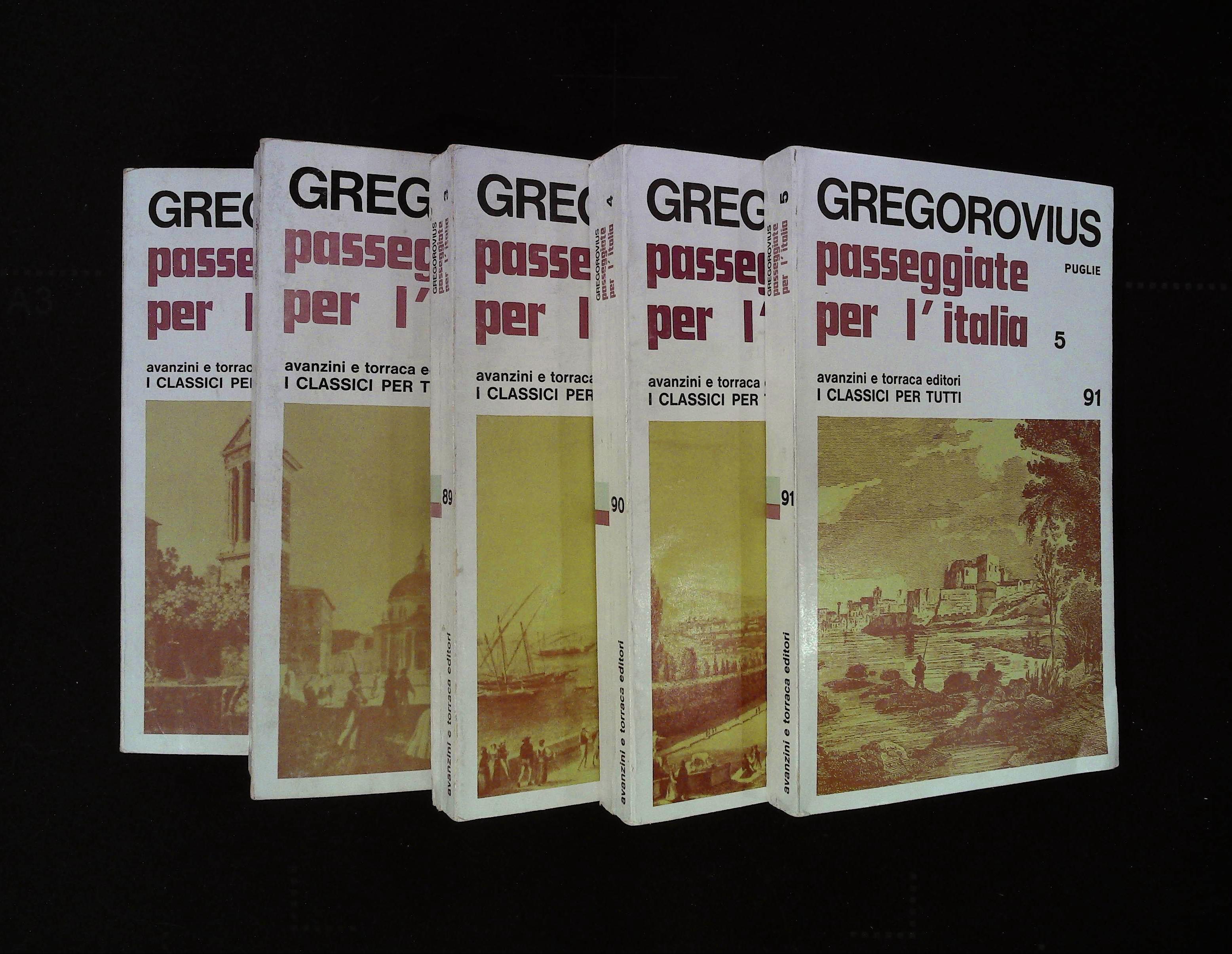 Passeggiate per l'Italia. Cinque volumi