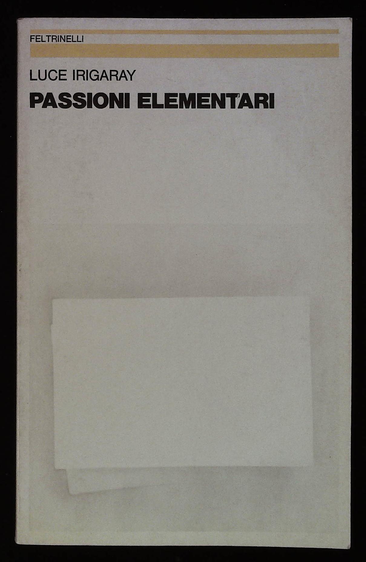 Passioni elementari