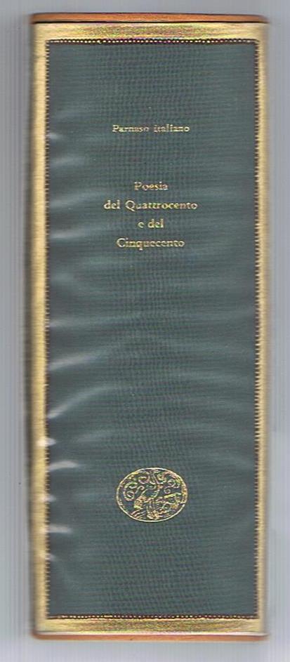 Poesia del Quattrocento e del Cinquecento. Coll. Millenni / Parnaso …