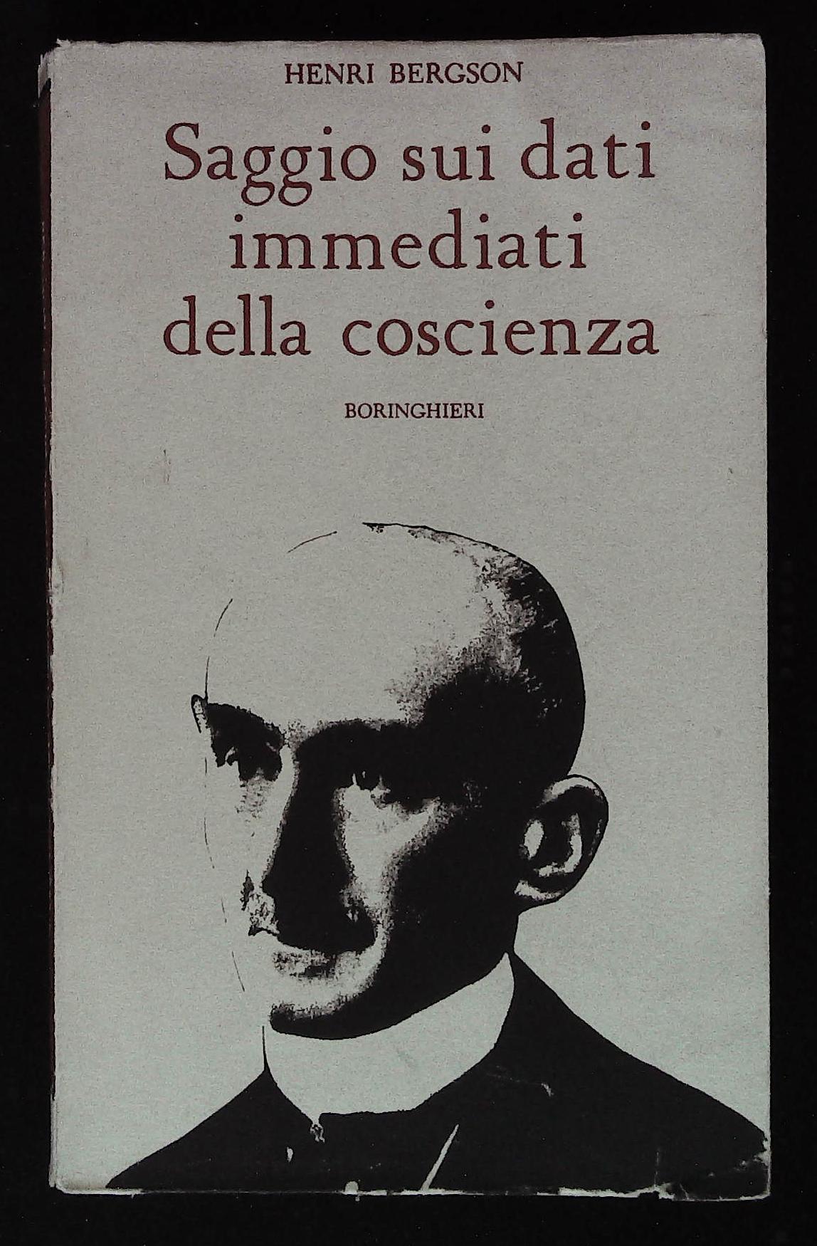 Saggio sui dati immediati della coscienza