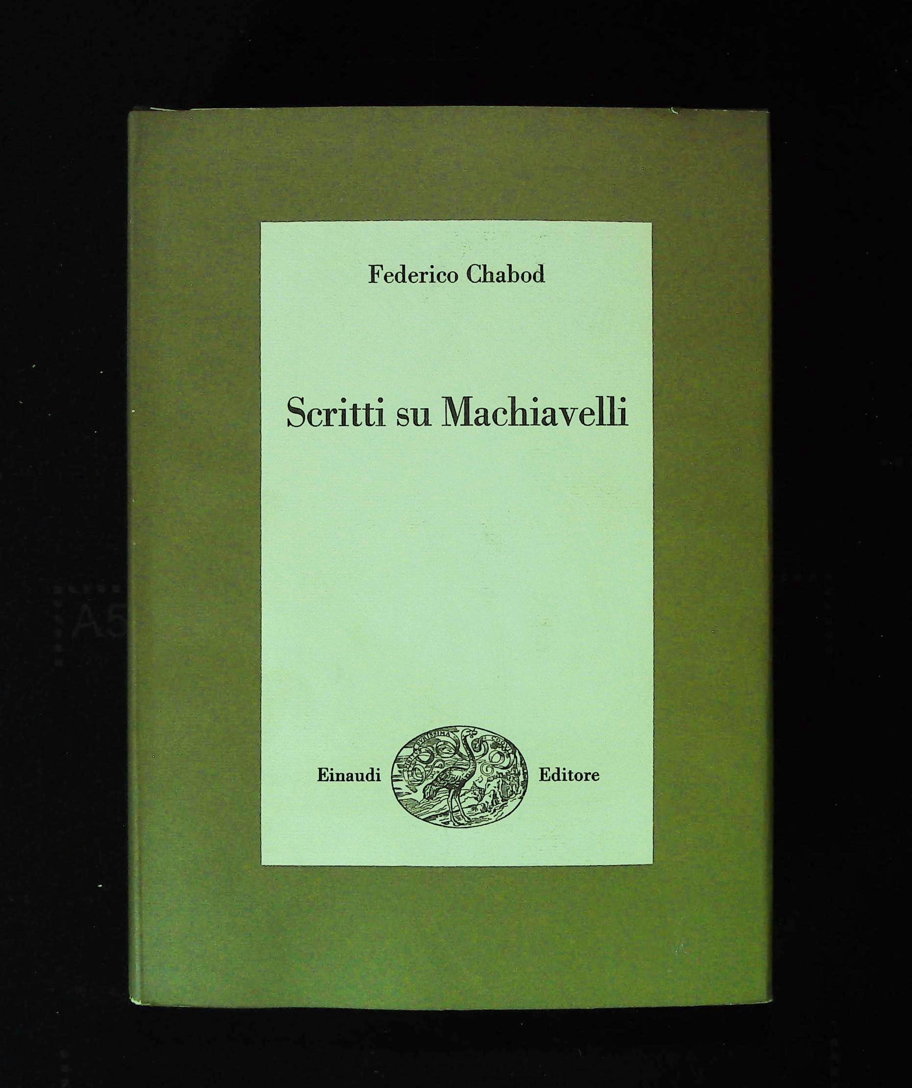 Scritti su Machiavelli