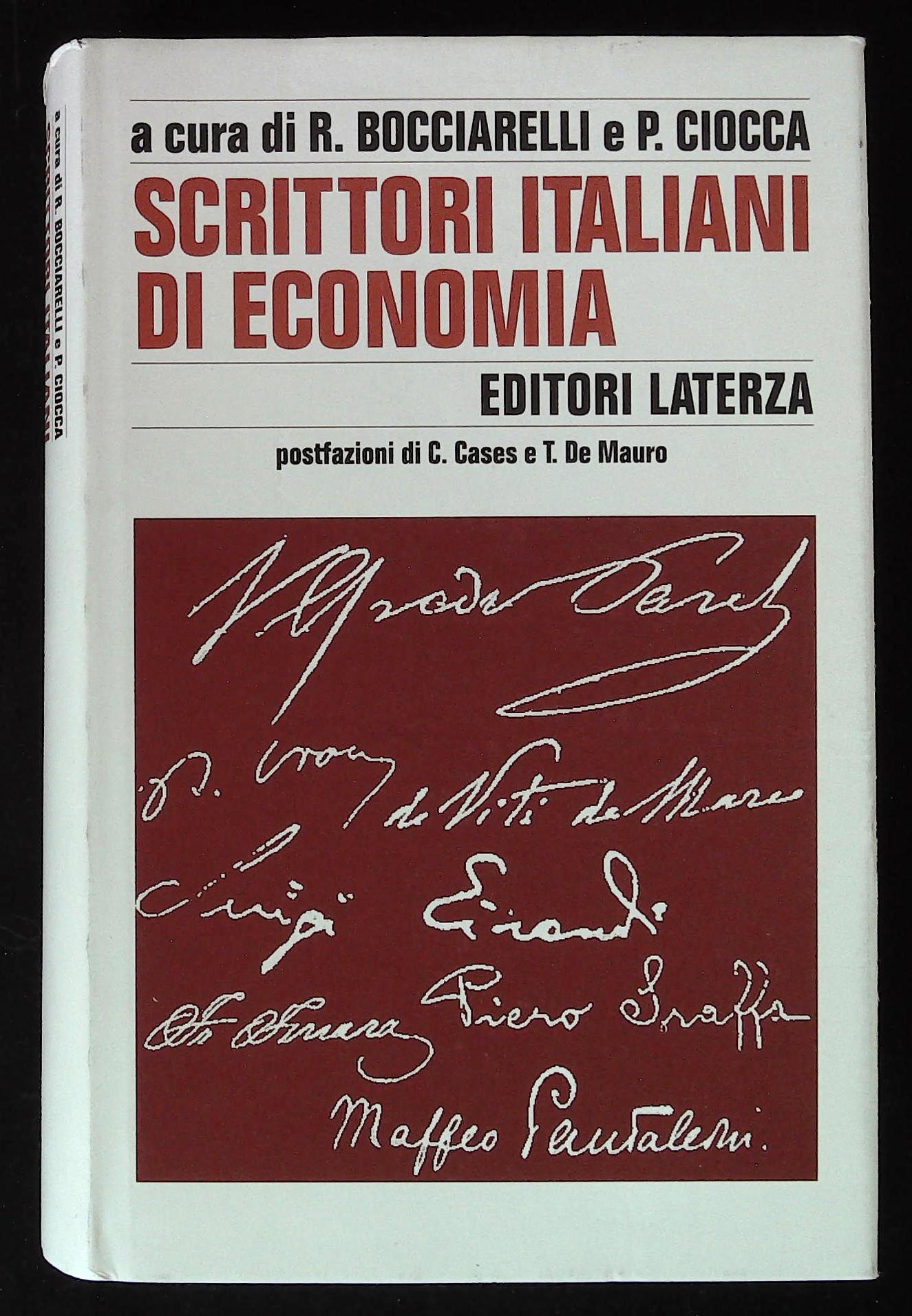 Scrittori italiani di economia