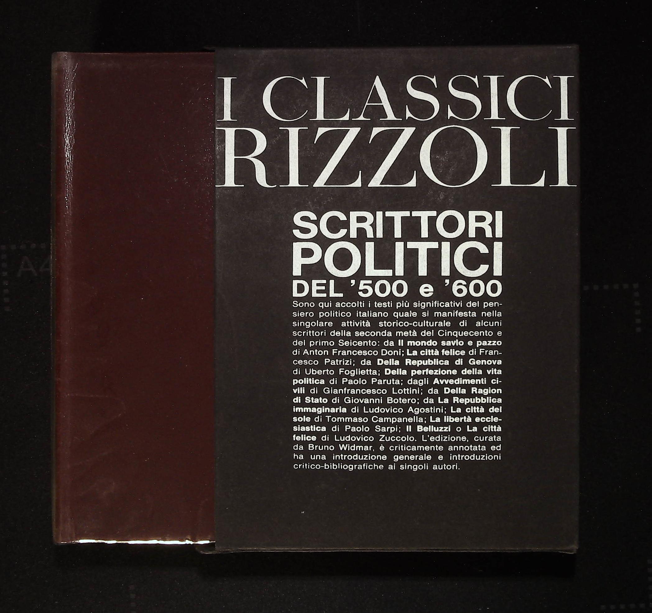 Scrittori politici del '500 e '600