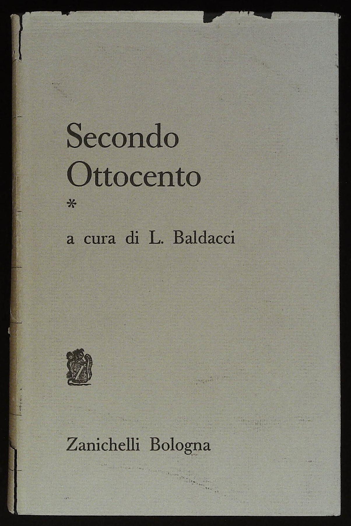 Secondo Ottocento *