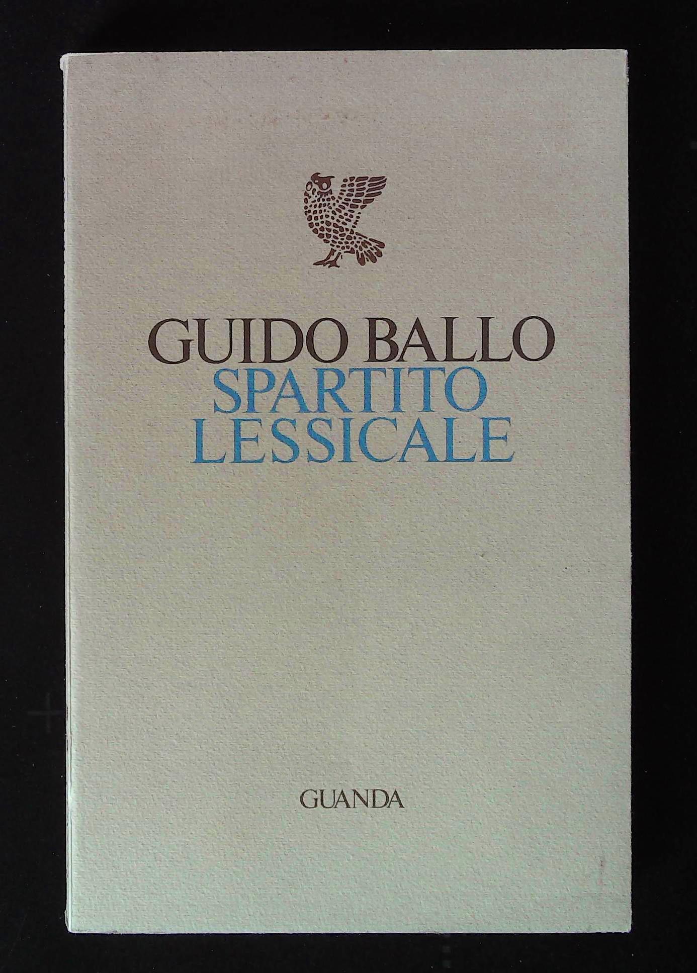 Spartito lessicale