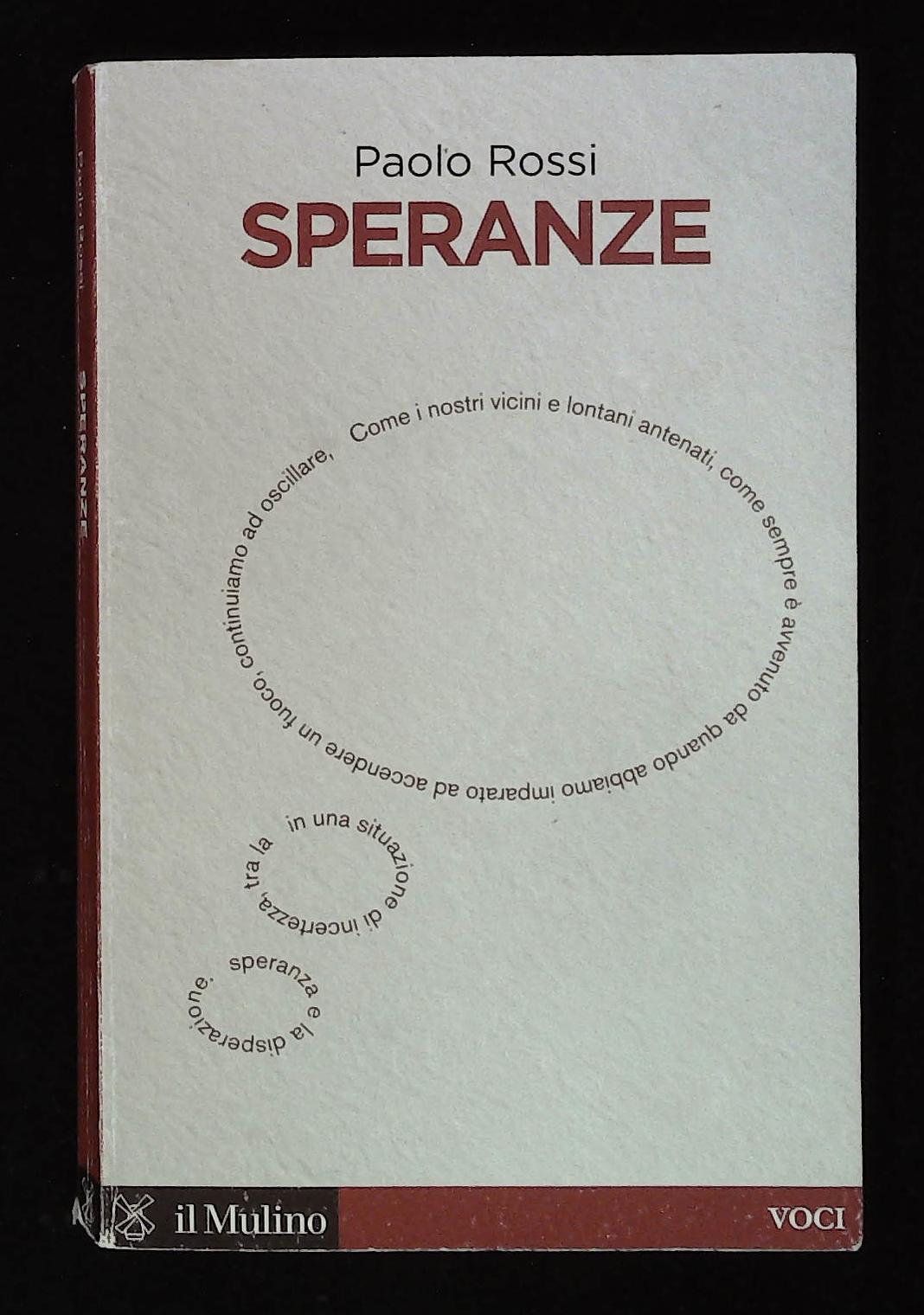 Speranze. Con dedica autografa dell'autore
