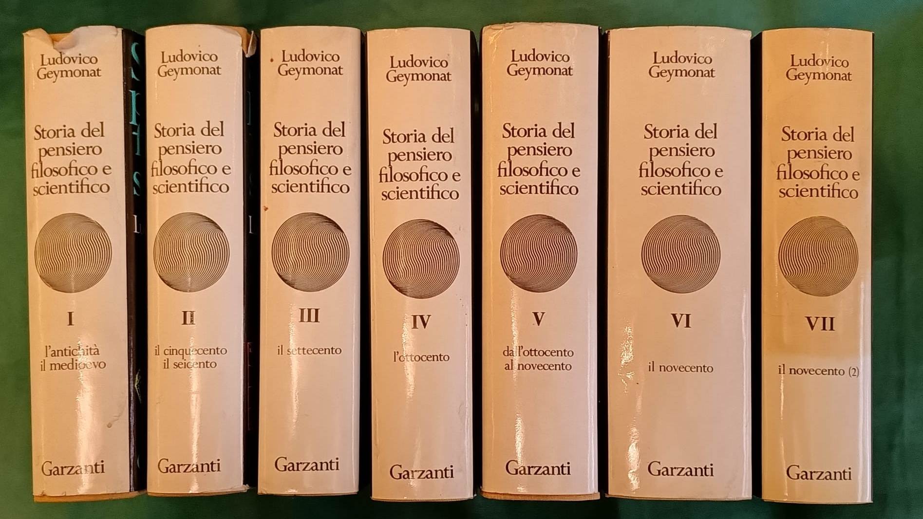 Storia del Pensiero Filosofico e Scientifico. 7 volumi