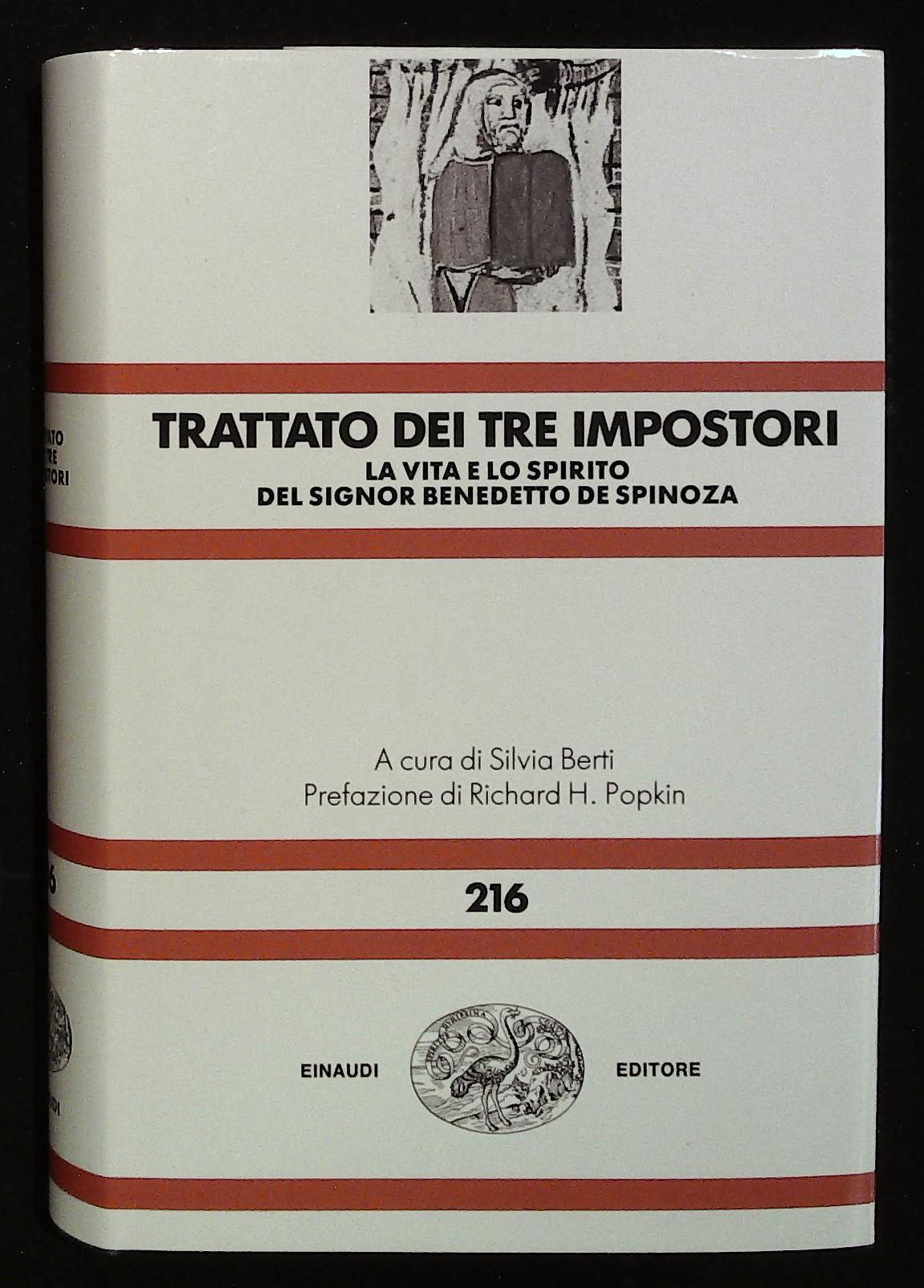 Trattato dei tre impostori. La vita e lo spirito del …