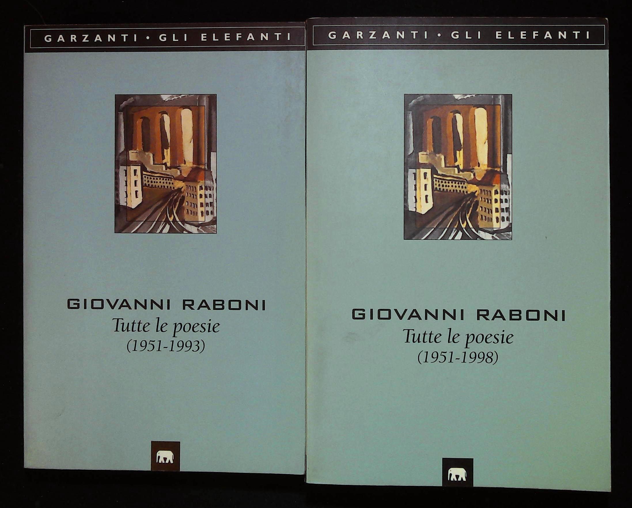Tutte le poesie. Due volumi