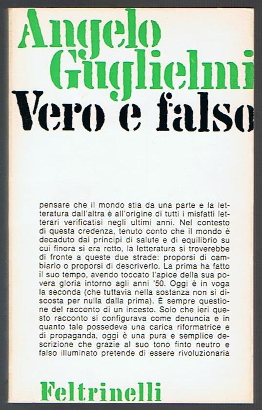 Vero e falso