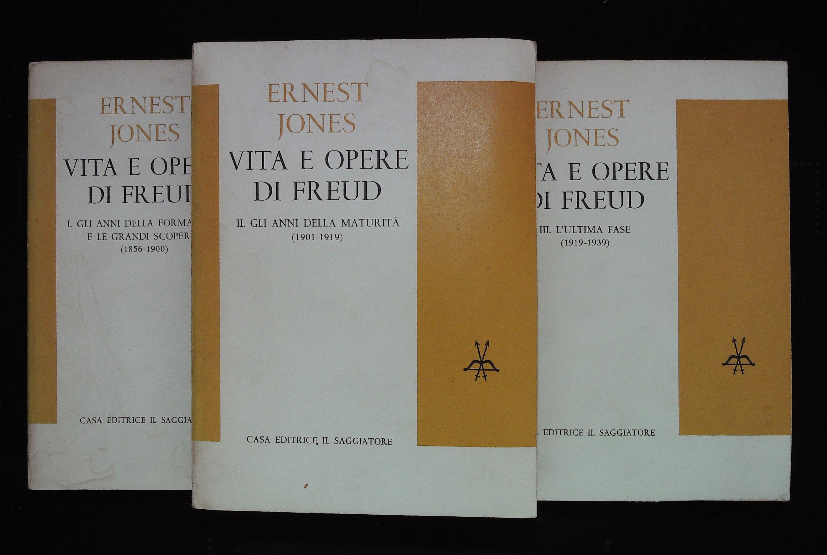 Vita e opere di Freud. Tre volumi