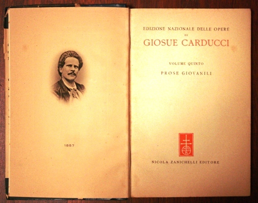 edizione nazionale delle opere di G C - vol V …