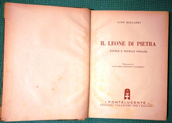 Il Leone di pietra - favole e novelle indiane