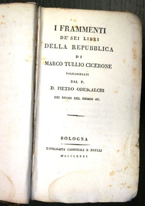 i frammenti de' sei libri della repubblica di M T …