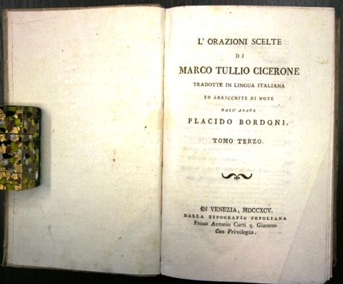 orazioni scelte di Cicerone tomo 3