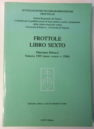 frottole libro sexto