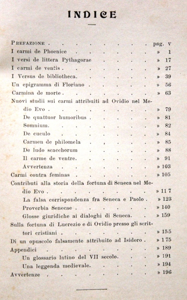 Poesia latina medievale