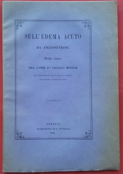 Sull'edema acuto da angionevrosi