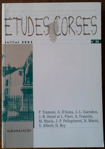 Etudes corses n. 56