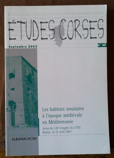 Etudes corses n. 60