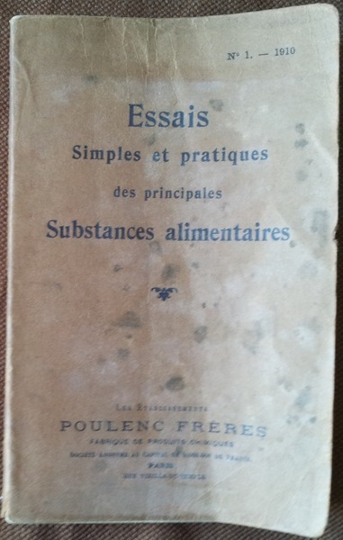 Essais simples et pratiques des principales sunstances alimentaires
