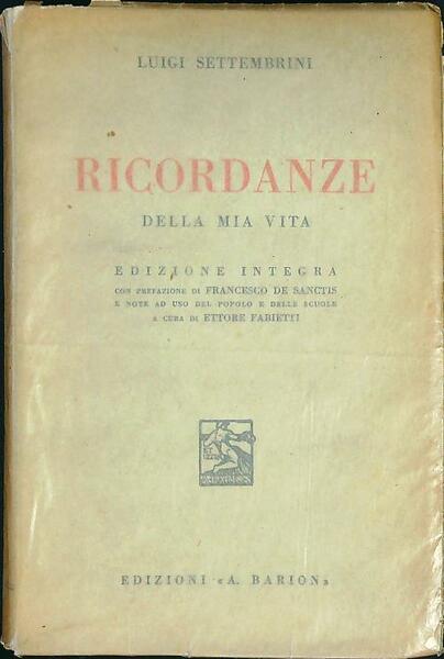 Ricordanze della mia vita