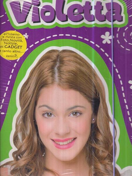 Violetta. Cartelletta con foto, novita', notizie, gadget e tanto altro..