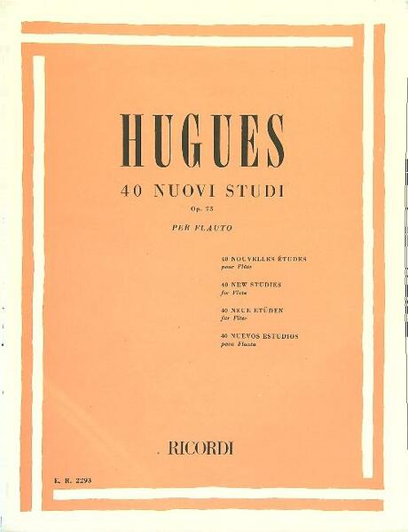 Hugues - 40 nuovi studi per flauto op. 75
