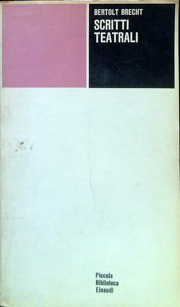 Scritti teatrali